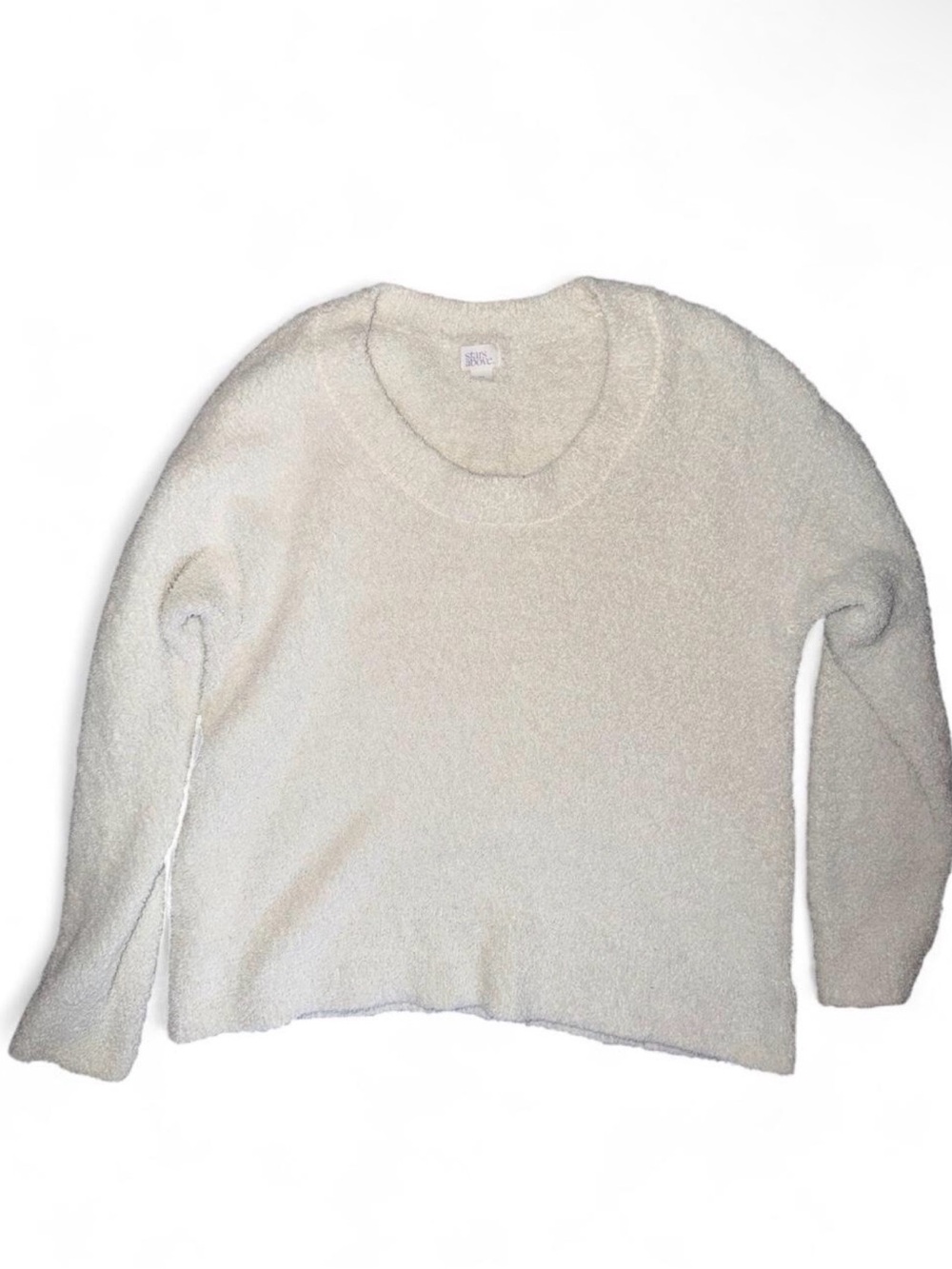 stars above Cream Crewneck Sweater